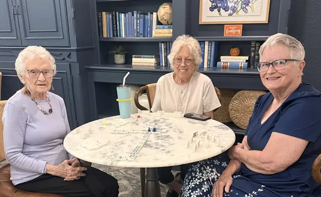 Forest Oak Landing Women Playing Dominos